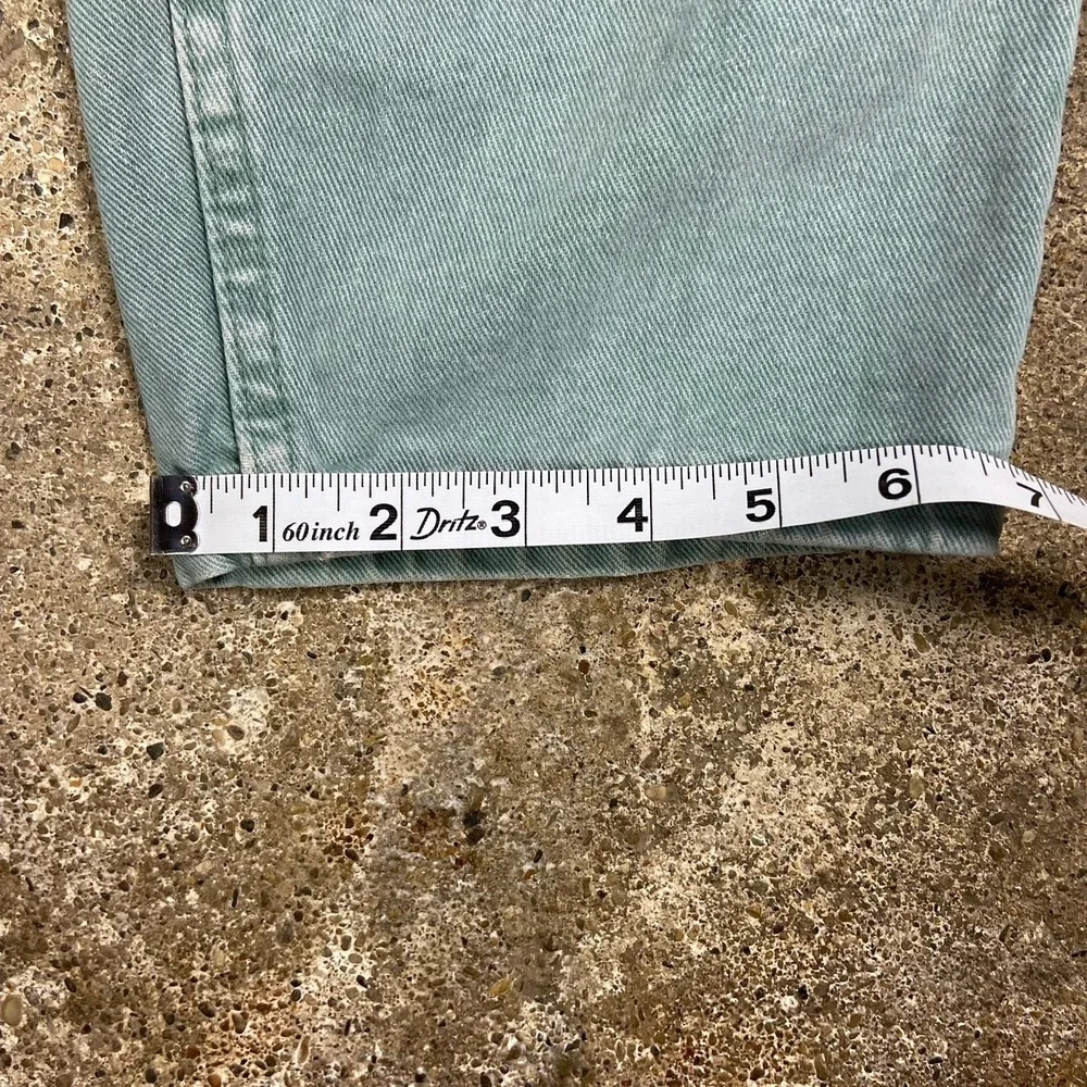 Vintage 90s‎ Wrangler Jeans Women's Size 18x29 Teal Straight Fit Work Wear
